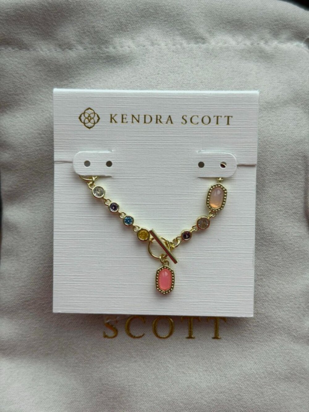 Kendra Scott Pink Pearl Pendant Necklace